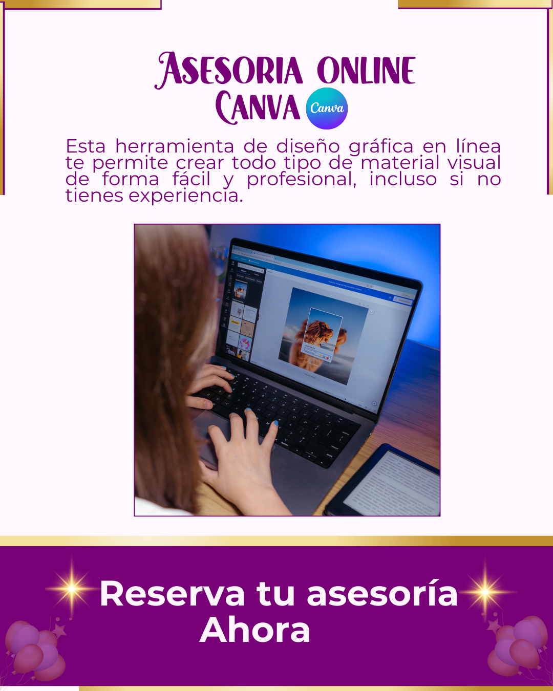 ASESORIA CANVA - ONLINE ZOOM (1 Hora)